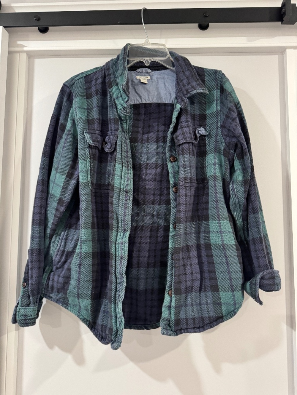 LL Bean Women’s Heavy Weight Flannel Shirt/Jacket Size M